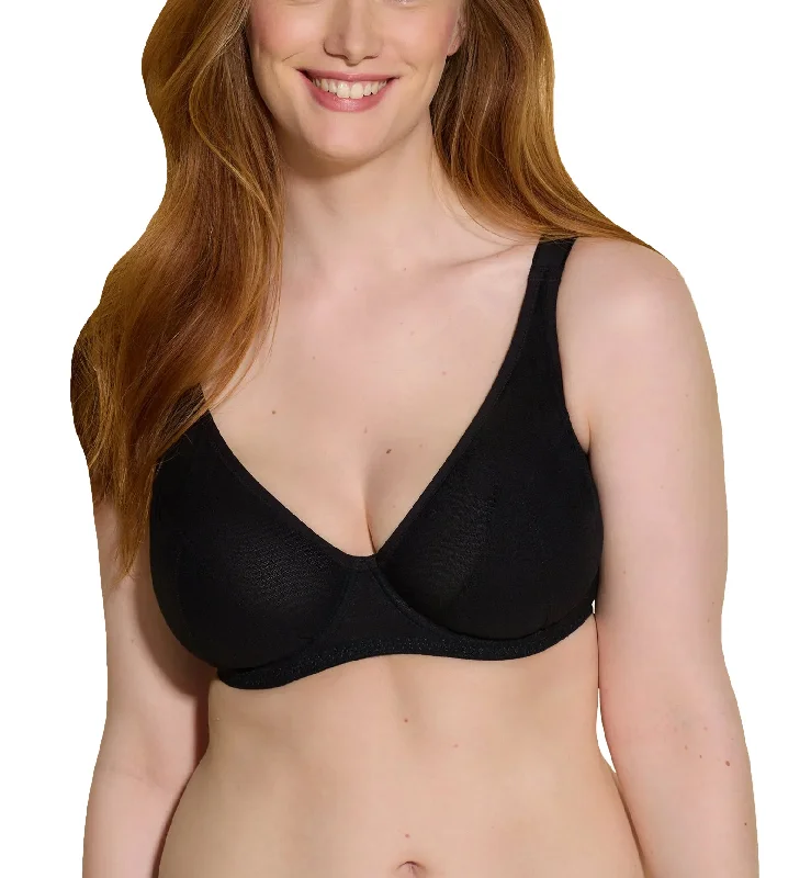 Women’s seamless hipster underwear-Cosabella Soire Confidence Side Support Underwire Bra (SOIRC1138) - Black