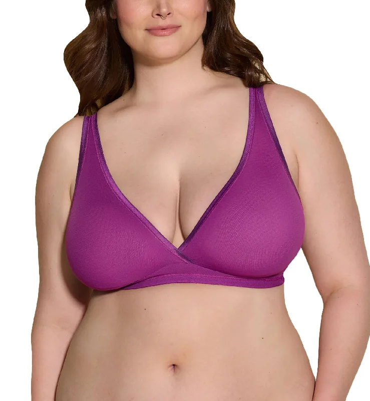 Women’s lightweight mesh boyshorts-Cosabella Soire Confidence SUPER CURVY Bralette (SOIRC1312) - Swiss Beet