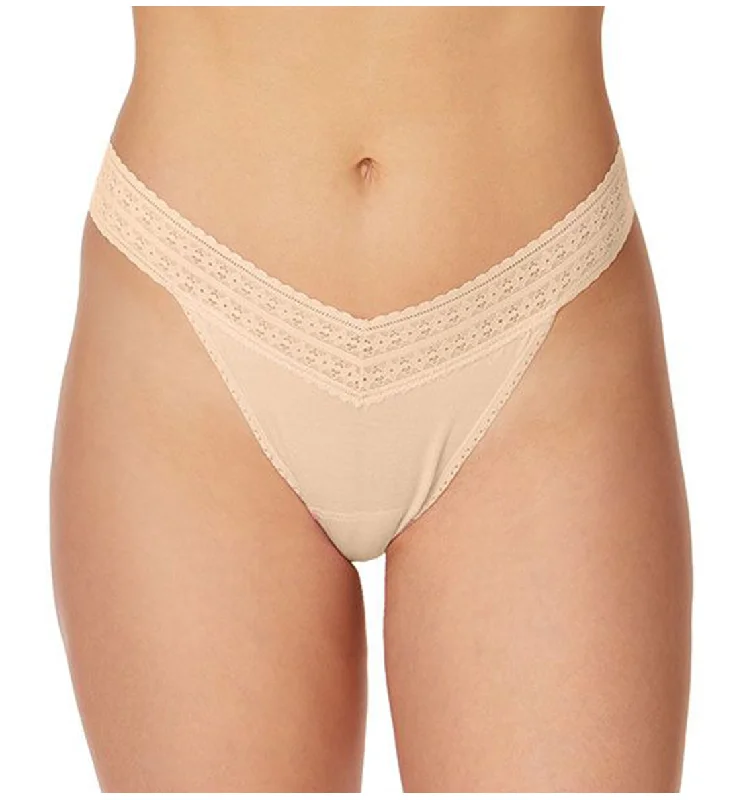 Women’s silky shaping thong-Hanky Panky DreamEase Original Rise Thong (631104) - Chai