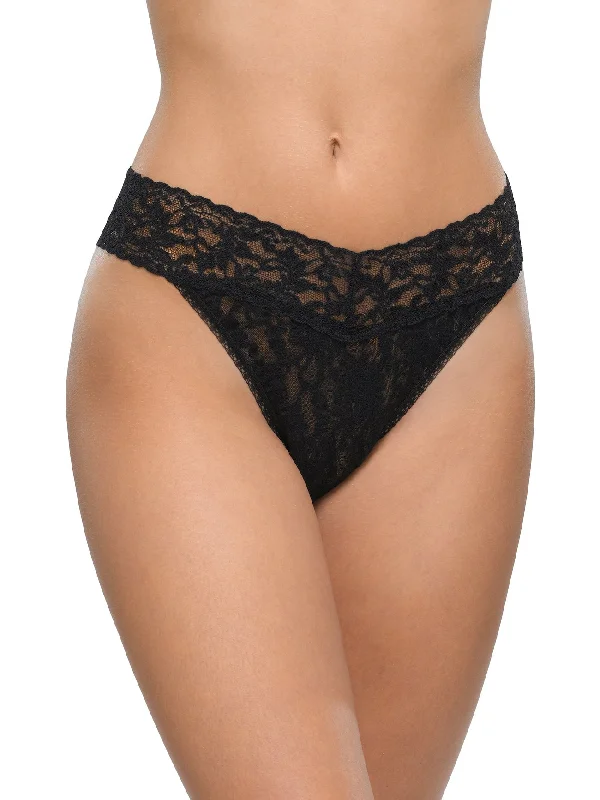 Women’s smooth stretch thong-Hanky Panky Signature Lace Original Thong