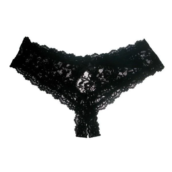 Women’s lace-edged hipster-Hanky Panky Open Cheeky Hipster