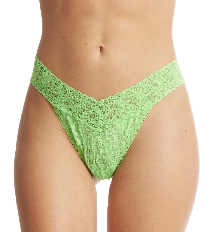 Women’s cotton blend hipster-Hanky Panky Signature Lace Original Rise Thong (4811P) - Kiwi Punch