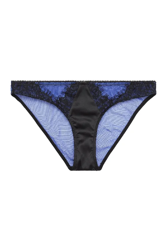 Women’s lace-edged hipster-Indigo Curve Lace Picot Brief