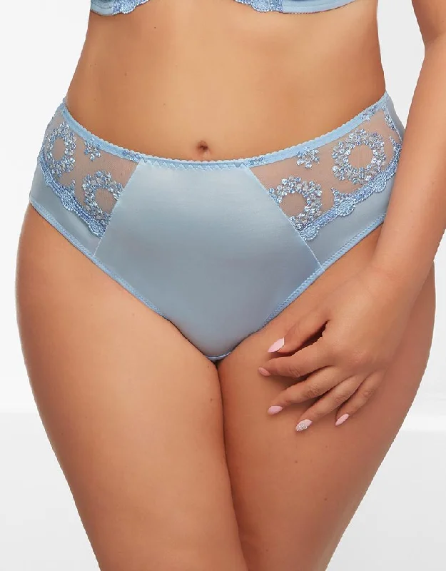 Women’s smooth stretch thong-Kris Line Fortuna Brief Blue