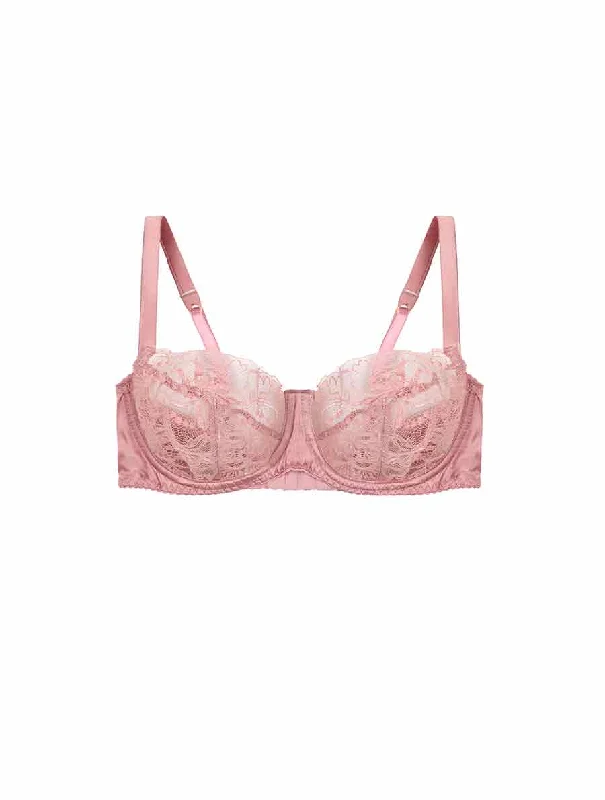 Women’s silky hipster thong-Lyla Balcony Bra