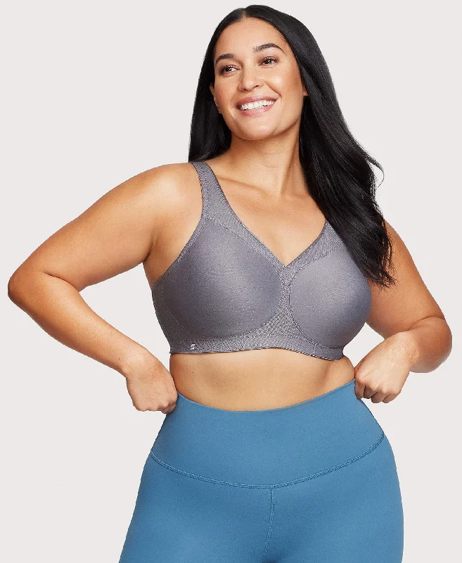 Women’s cozy modal bikini-MagicLift Seamless Sports Bra Charcoal Gray