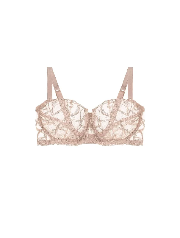 Women’s invisible cotton thong-Mia Curve Balcony Bra