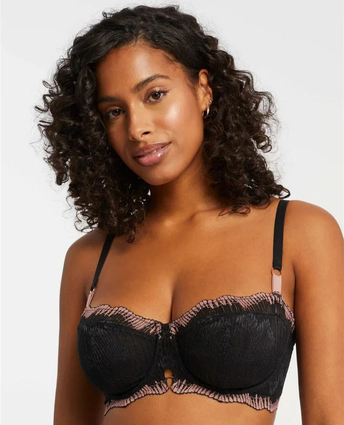 Women’s cotton seamless panties-Montelle Dolce Vita Keyhole Balconette Bra