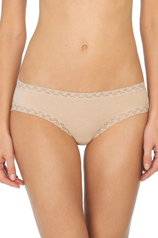 Women’s quick-dry hipster panties-Natori Bliss Girl Brief Panty - Cafe