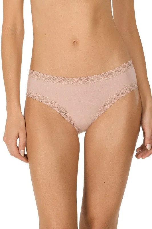 Women’s bold geometric bikini-Natori Bliss Girl Brief Panty - Rose Beige