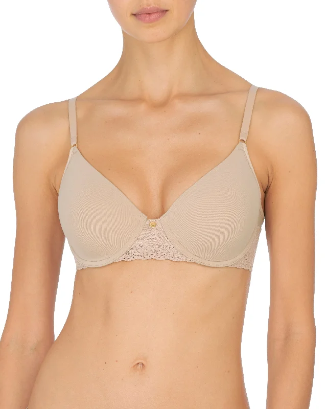 Women’s high-cut control panties-Natori Bliss Perfection T-Shirt Bra (More colors available) - 721154 - Cafe