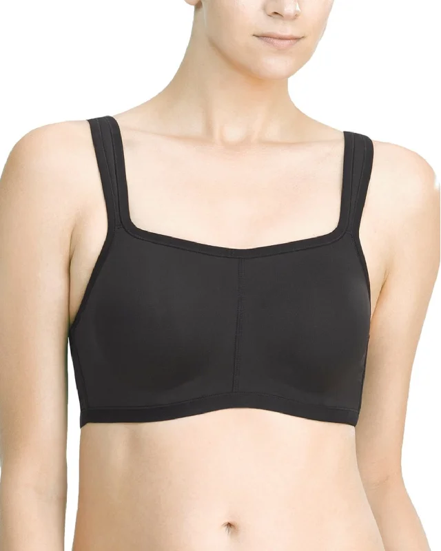 Women’s low-rise hipster panties-Natori Yogi Contour Convertible Sports Bra (More colors available) - 731050 - Black