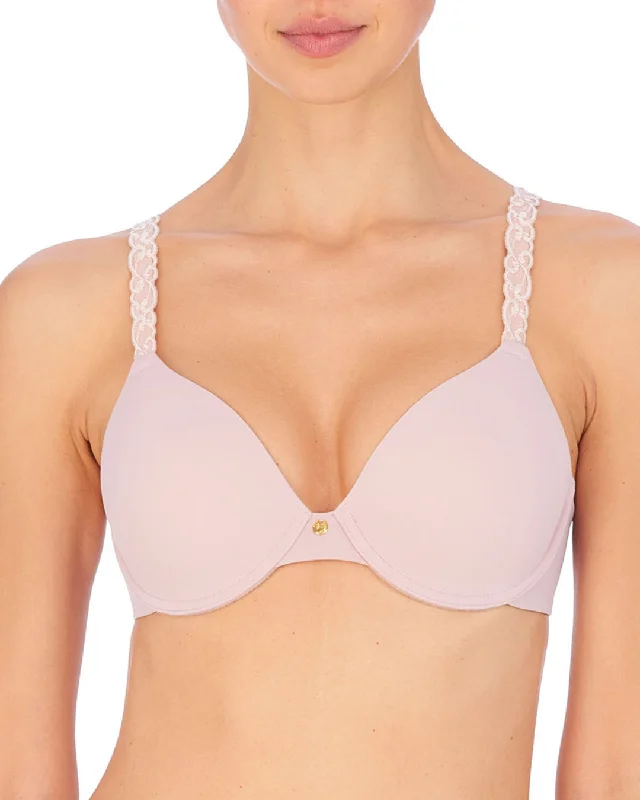 Women’s soft satin boyshorts-Natori Pure Luxe Molded Underwire Bra (More colors available) - 732080 - Rose Beige