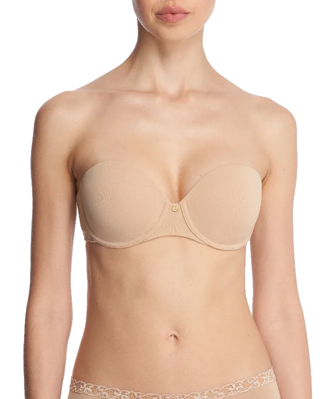 Women’s lightweight satin briefs-NATORI 729080 PURE LUXE TAILORED STRAPLESS BRA