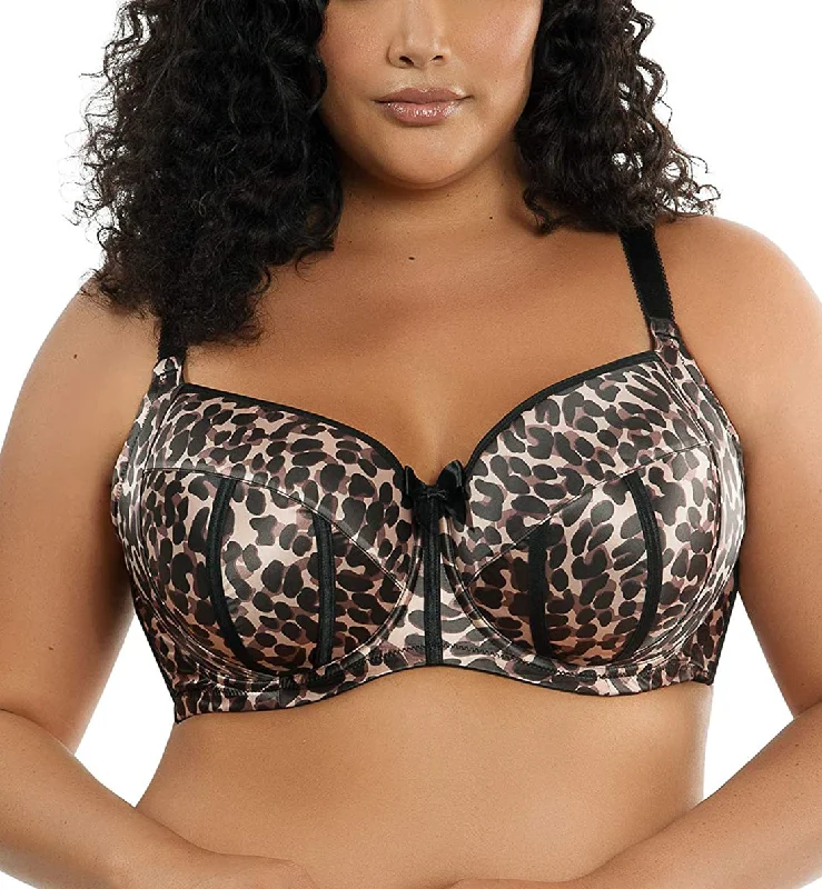 Women’s floral seamless briefs-Parfait Charlotte Padded Underwire Bra (6901) - Leopard Brown