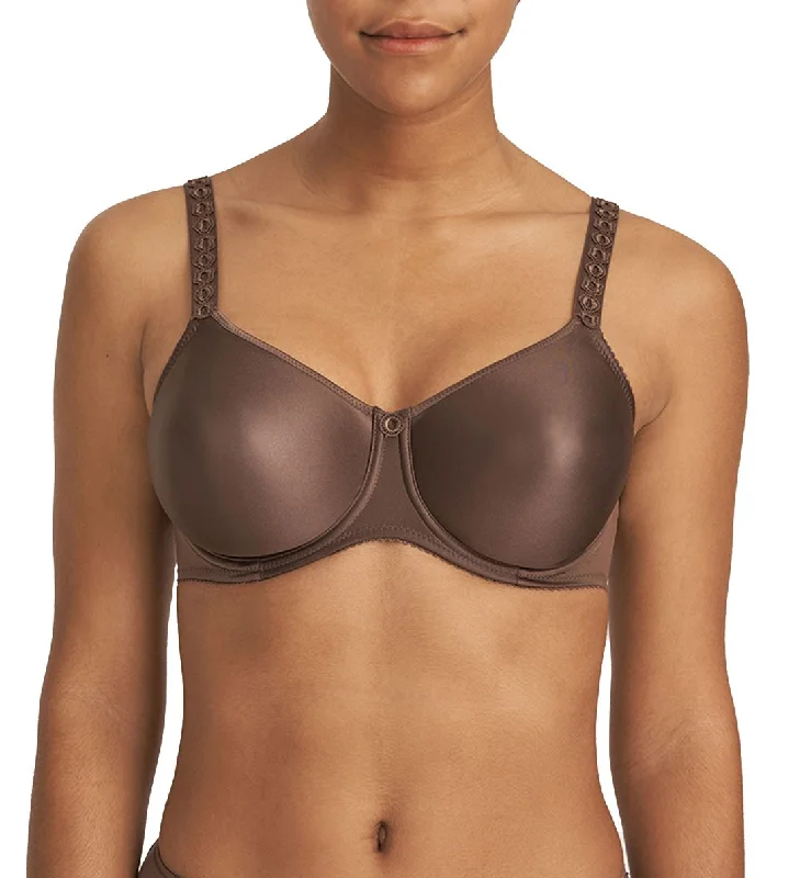 Women’s comfy bamboo hipster-PrimaDonna Every Woman Seamless Non-Padded Underwire Bra (0163110) - Ebony