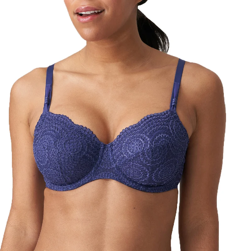 Women’s organic bamboo briefs-PrimaDonna Twist Petit Paris Full Cup Underwire Bra (0142140) - French Indigo