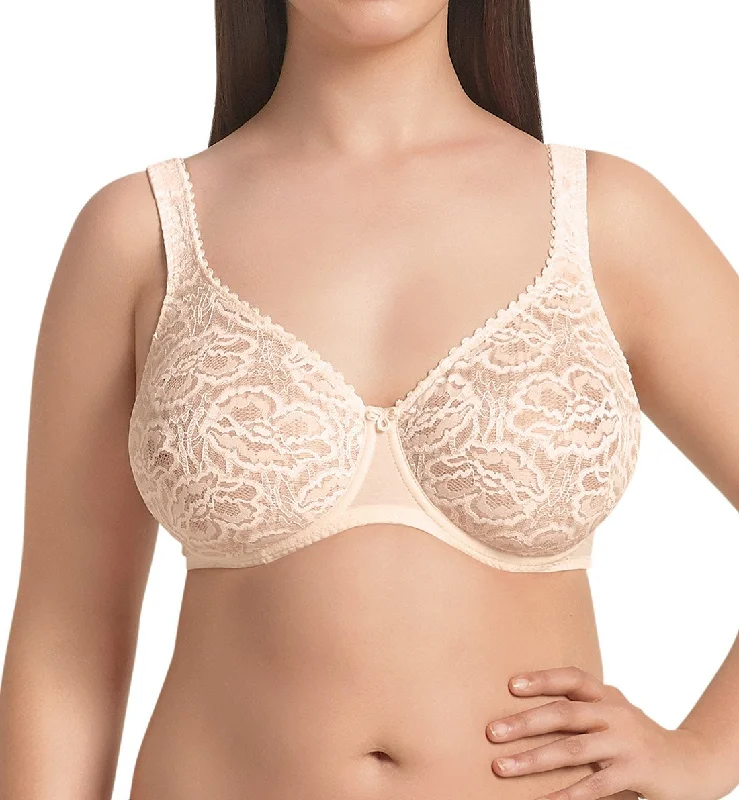 Women’s lace-trim briefs-Rosa Faia by Anita Aurelia Seamless Lace Underwire Bra (5672) - Ecru