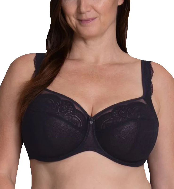 Women’s organic cotton thong-Rosa Faia by Anita Selma Underwire Bra (5635) - Black