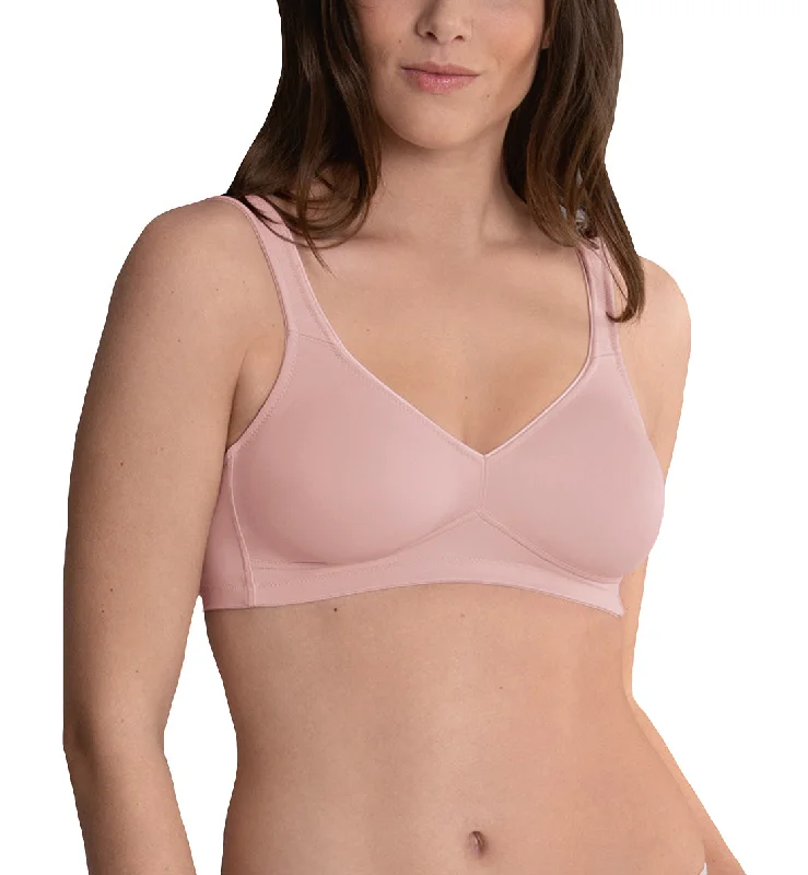 Women’s soft microfiber briefs-Rosa Faia by Anita Twin Seamless Softcup Comfort Bra (5493) - Rosewood