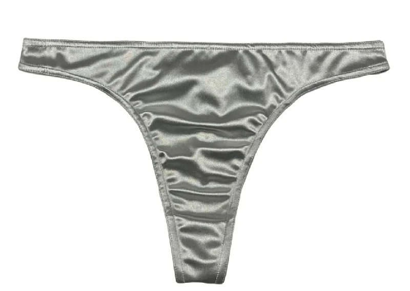 Women’s quick-dry hipster panties-Satin Thong