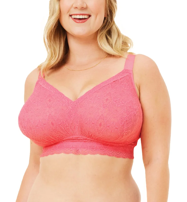 Women’s quick-dry sports panties-Sugar Candy by Cake Bestie Everyday Softcup Bra K-M (28-8020) - Hot Pink