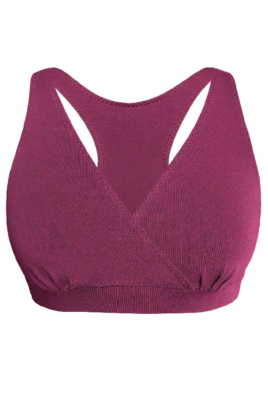 Women’s trendy ombre briefs-The Organic Padded Sporty Bra