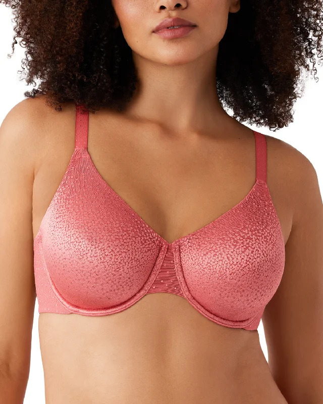 Women’s cotton bikini panties-Wacoal Back Appeal Underwire Bra (More colors available) - 855303 - Mineral Red