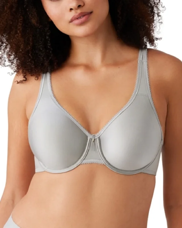 Women’s delicate microfiber panties-Wacoal Basic Beauty Seamless Underwire Bra (More Colors Available) - 855192 - Ultimate Grey