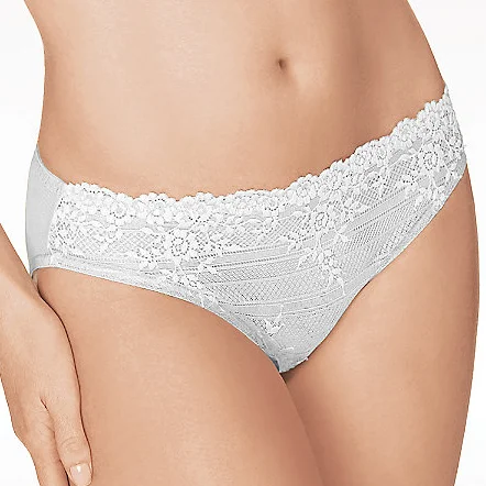 Women’s breathable cheeky panties-Wacoal Embrace Lace Bikini