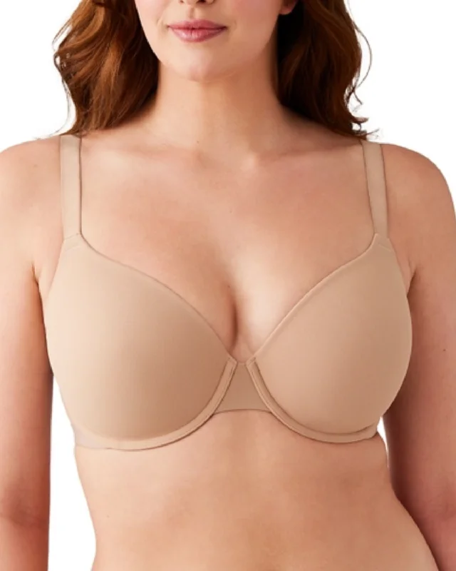 Women’s smooth satin thong-Wacoal Shape Revelation® Shallow Top Underwire T-Shirt Bra (More Colors Available) - 853387