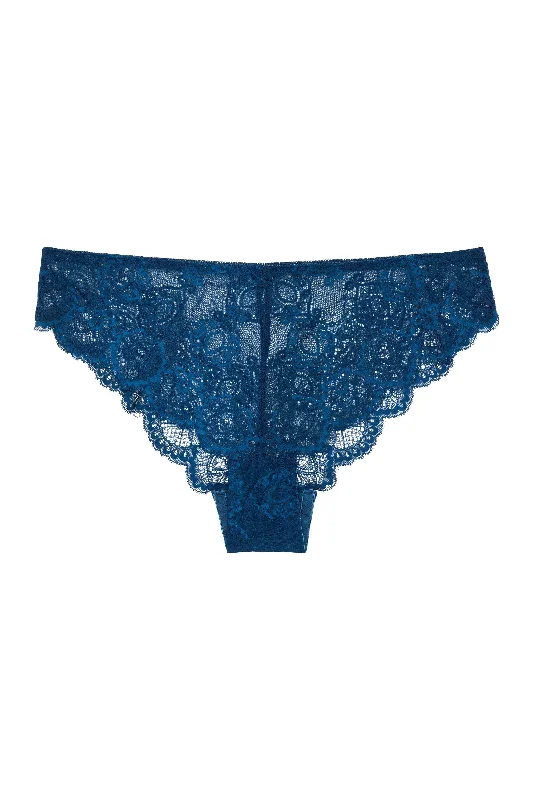 Women’s smooth modal thong-Wolf & Whistle Ariana Lace Brief Navy