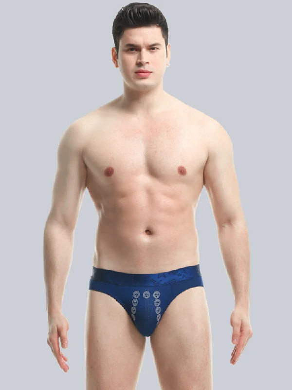 Men’s breathable stretch trunks-4 Pcs Anion Pit Massage Breathable Briefs Underwear