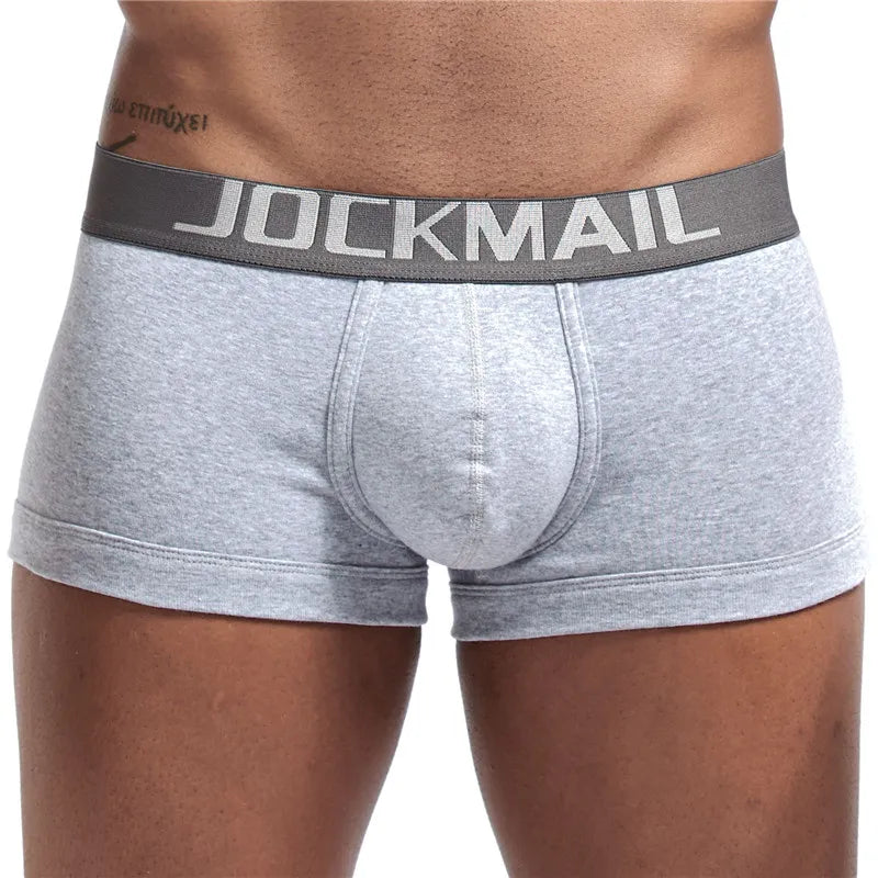 Men’s durable cotton trunks-Men's C-Ring Boxer Brief