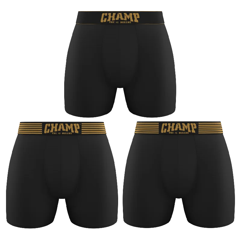 Men’s breathable jersey trunks-Classic Edition. (Longer) (NO FLY)