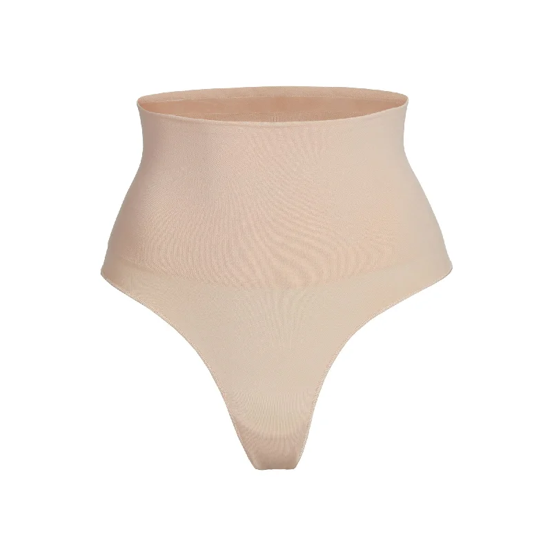 Women’s breathable satin thong-CORE CONTROL THONG | MICA