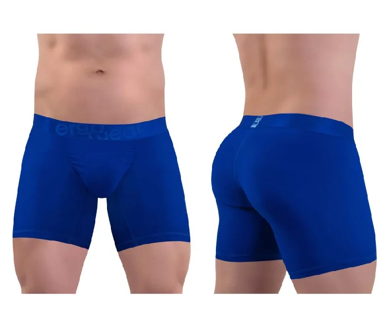 Men’s soft athletic trunks-ErgoWear EW1412 FEEL XX Boxer Briefs Color Electric Blue