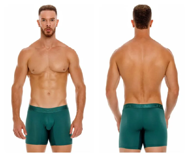 Men’s organic bamboo trunks-JOR 1951 Element Boxer Briefs Color Green