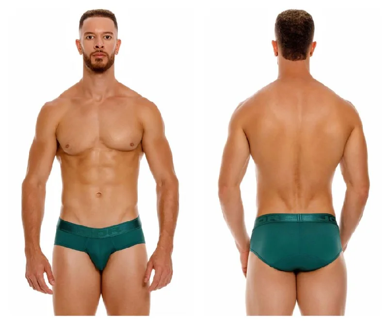 Men’s comfy microfiber boxer briefs-JOR 1952 Element Briefs Color Green