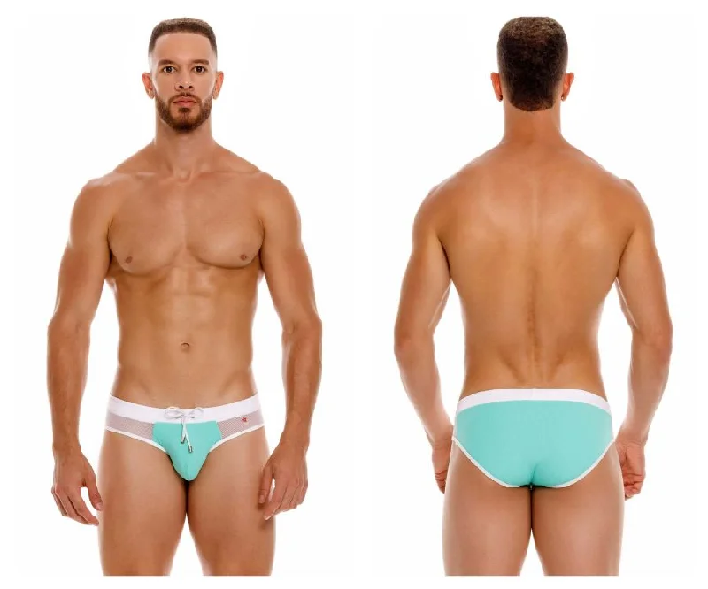 Men’s cotton boxer briefs-JOR 1996 Ibiza Swim Briefs Color Green