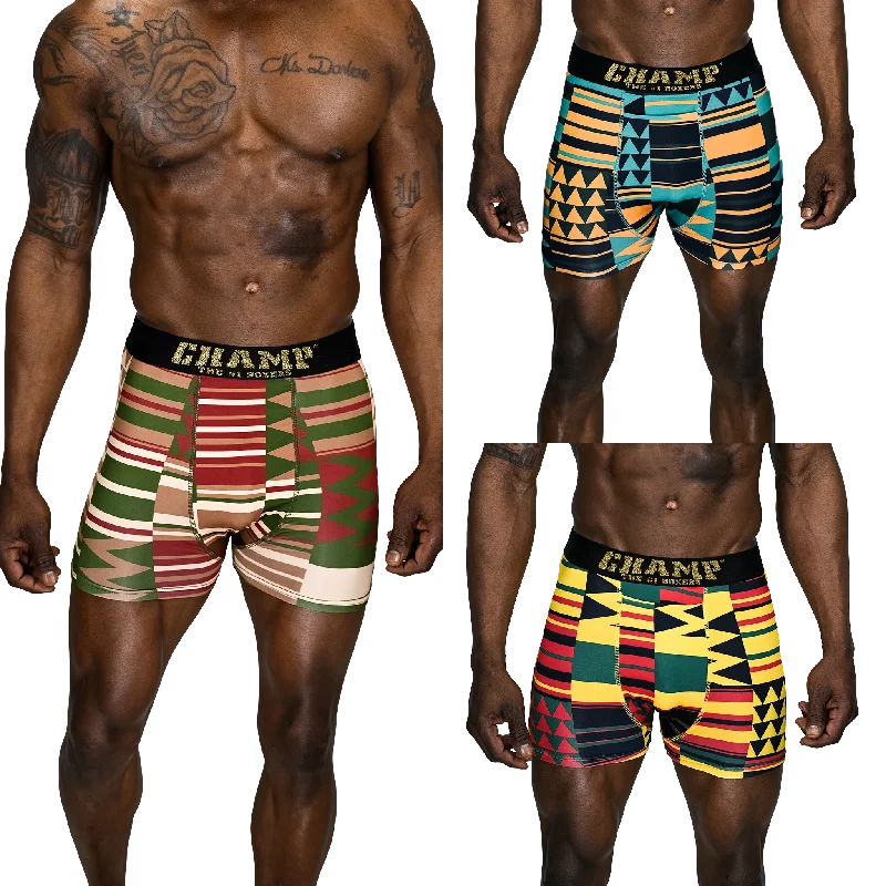 Men’s soft mesh boxer briefs-Mansa Edition