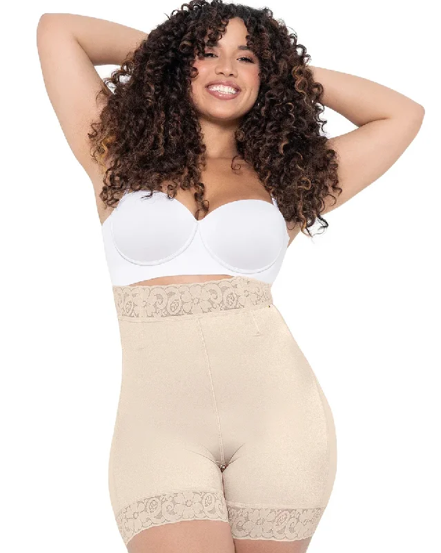 Women’s quick-dry hipster panties-MariaE Fajas Butt-Lifter High Waisted Shapewear Shorts Medium Compression