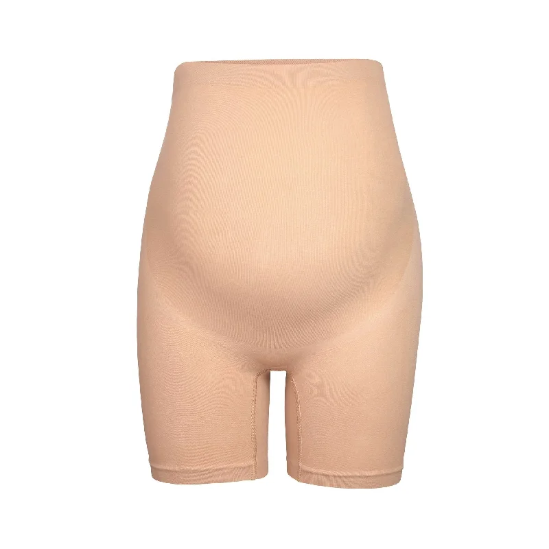 Women’s comfy modal hipster-MATERNITY SCULPTING SHORT MID THIGH | CLAY