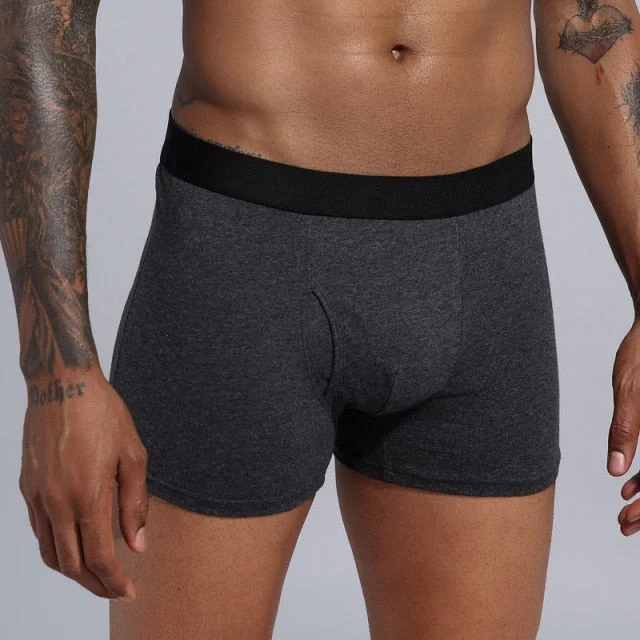 Men’s trendy solid briefs-Men's Classic Boxer Brief