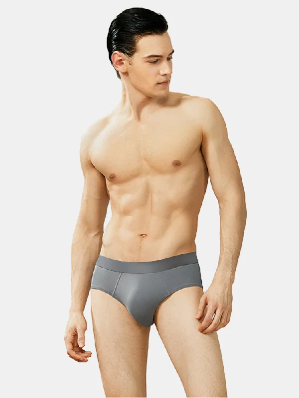 Men’s low-rise seamless briefs-Men's Comfy Modal Contour Pouch Underwear