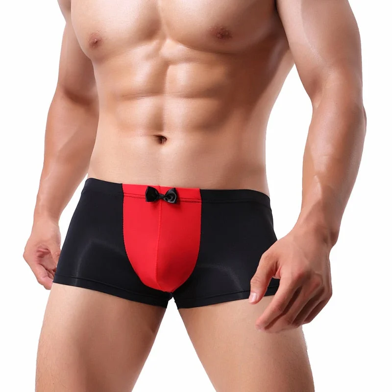 Men’s cotton boxer briefs-Men's Groomsman Nylon Boxer Brief