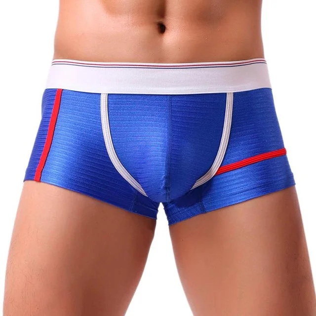 Men’s durable mesh trunks-Men's Linear Boxer Brief