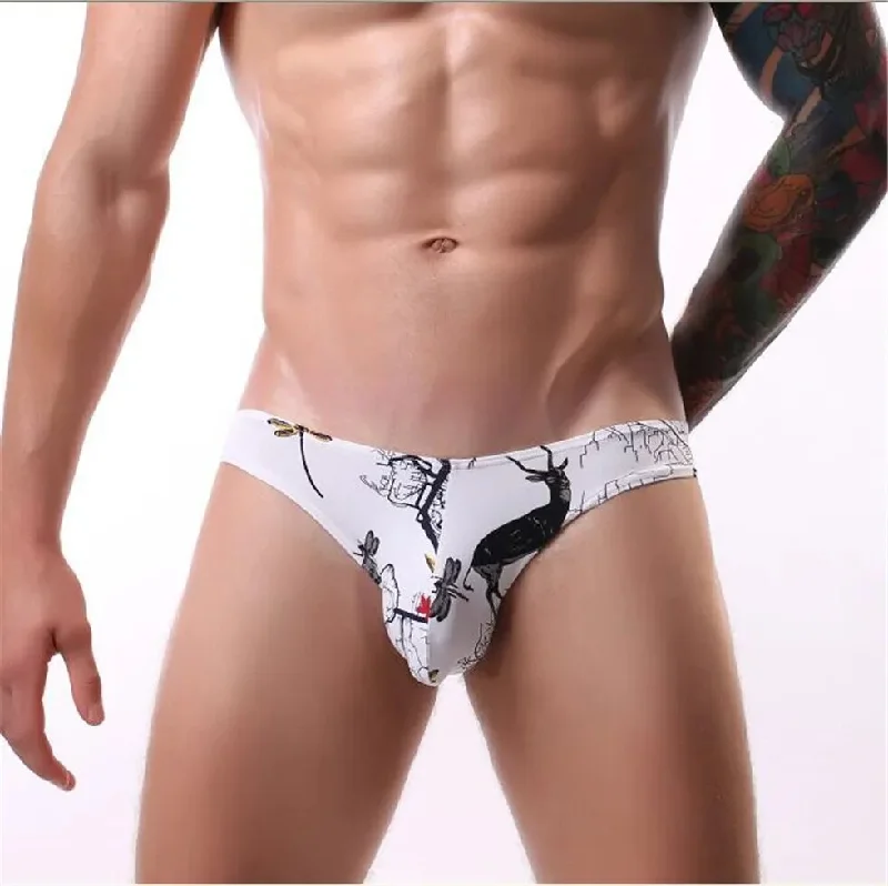 Men’s anti-odor athletic boxers-Men's Printed Brief