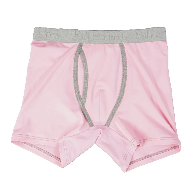 Men’s organic modal briefs-Newman Boxer Brief | Solid Pink