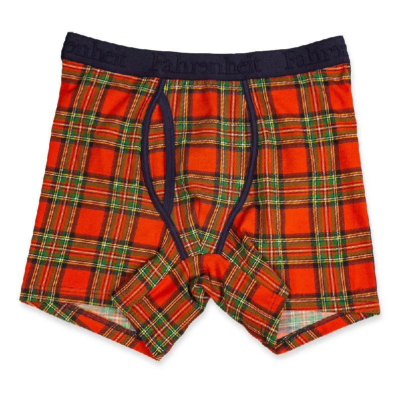 Men’s breathable stretch trunks-Newman Boxer Brief | Tartan Royal Stewart